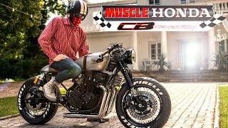 Cafe Racer Honda CB 750 quotSeven Fiftyquot by Krisbiker Customs [upl. by Roinuj782]