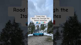 Road trip through the Dolomites in Italy 🏔️🇮🇹 TravelVlog with our eSIM 🚙 Travel RoadTrip [upl. by Annoel]