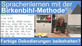 BirkenbihlMethode Farbige Dekodierungen beibehalten [upl. by Blanca]