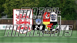 Highlights  Faversham Town 2 Rusthall FC 0 [upl. by Cirdet]