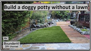 Build a doggy potty area without a lawn [upl. by Owen]