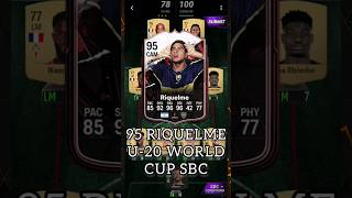 U20 WORLD CUP SBC  95 RIQUELME MADFUT 24 SBC madfut shorts [upl. by Nosidam]