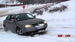 VW passat B55  4 motion in snow 1 [upl. by Leirad999]