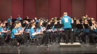 Arocknophobia by Steve Hodges 2016 MSBOA District IV Middle School Honors Band 4302016 [upl. by Domenico377]