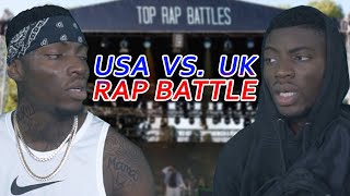 TOP RAP BATTLES  London vs Chicago rapper  Full Video [upl. by Awhsoj920]