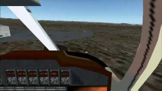 FSX SUPERCOPTER AIRWOLF OVNI  Pilotage et Vidéo de BOUBA57 [upl. by Melleta]