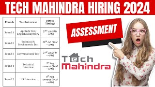 Tech Mahindra Hiring 2024 Batch Complete Exam Pattern amp Tips for Success [upl. by Ahsercul]