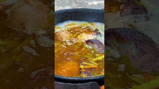 Preparation of Uzbek Pilov Traditional Recipe asmr food streetfood cooking delicious [upl. by Stephenie]