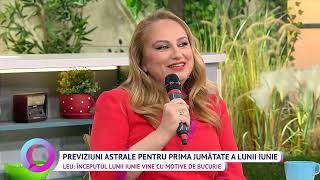 Previziunile astrale pentru prima jumătate a lunii iunie cu Cristina Demetrescu [upl. by Marius684]