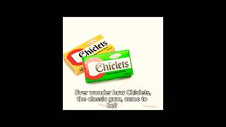 How chiclets came to be facts curiosity shortvideo gummy science curiosities [upl. by Devan]