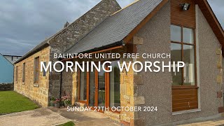 Morning Worship 27OCT2024 [upl. by Lovering]