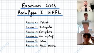 Examen 2024 Analyse I EPFL  Correction Détaillée des Exercices Clés pour Réussir [upl. by Bancroft594]