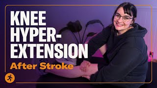 Workout To Correct Your Knee Hyperextension After Stroke No Equipment Needed [upl. by Gracye921]