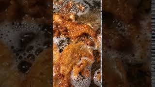 CRISPY fried chicken skin recipe in description [upl. by Deeyn364]