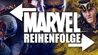 MARVEL Reihenfolge  Der Avengers Infinity War Marathon [upl. by Asirap]