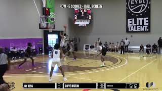 Alier Maluk  NY Rens  2024 Nike EYBL Highlights [upl. by Masry729]