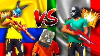 MEXICO 🇲🇽 VS COLOMBIA 🇨🇴 PVP POR EL PASE BOOYAH 👹 [upl. by Duahsar]