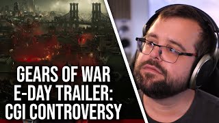 Gears of War EDay Trailer Controversy RealTime or CGI [upl. by Sabec670]