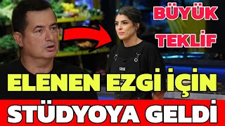 Masterchef Elenen Ezgi için Acun ılıcalı Stüdyoya Geldi [upl. by Atteynot4]