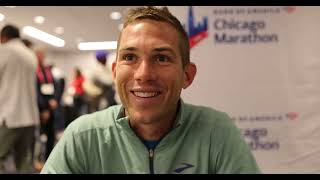 CJ Albertson Talks 2024 Chicago Marathon Debut After Top American Finish in Boston [upl. by Yroggerg951]