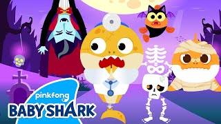 Spooky Monsters Visit Baby Shark Doctor  Compilation  Halloween Story  Baby Shark Official [upl. by Lebezej491]