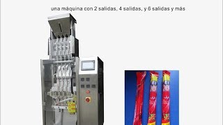 Embolsadora de semilíquidas en bolis SPA200DL [upl. by Atinid]