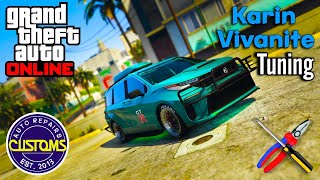 Ein Hybrid Familien Van Karin Vivanite Tuning GTA V Online [upl. by Aneral926]