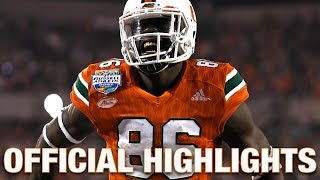 David Njoku Official Highlights  Miami Tight End [upl. by Rehpotirhc]