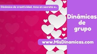 ✅ Dinámica de activación Amo en secreto a risoterapia dinamicas teambuilding [upl. by Legnaesoj]