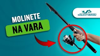 Molinete na Vara  TUTORIAL com explicação🎣 [upl. by Diraf]