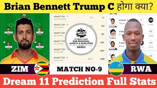 ZIM vs RWA Dream11 Prediction  ZIM vs RWA Dream11 Prediction Today Match  ZIM vs RWA [upl. by Glassco]