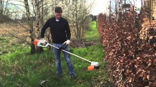 Getest De STIHL FSA 85 Bosmaaier  AP 200 batterij [upl. by Sarad]