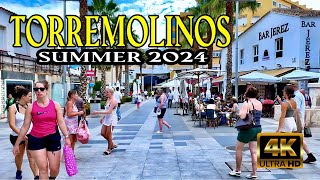 Torremolinos Spain Charming Town Summer 2024  costa del sol malaga Andalusia 4k [upl. by Blanding843]