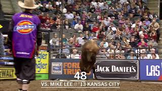 Historic Outs By 3x World Champion Bucking Bull Bushwacker [upl. by Enilorac]