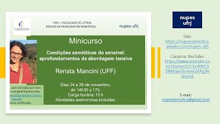 MINICURSO quotCONDIÃ‡Ã•ES SEMIÃ“TICAS DO SENSÃVEL APROFUNDAMENTOS DA ABORDAGEM TENSIVAquot  AULA 2 [upl. by Hnacogn]