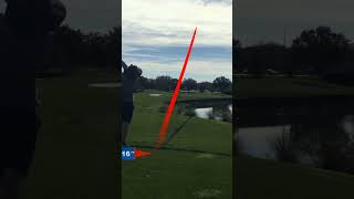 Surprising Outcome on the 8th Hole From Water Hazard to Birdie Putt shorts [upl. by Oznerol]