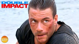 DOUBLE IMPACT 1991 Clips and Trailer  JeanClaude Van Damme Action Movie [upl. by Shushan587]