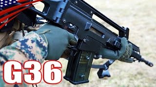 HampKヘッケラーampコッホ G36 amp G36KA4 アサルトライフル射撃  HampK Heckler amp Koch G36 amp G36KA4 Assault Rifle Shoot [upl. by Camilla479]