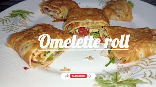 omelette roll👍youtube vlogs omeletteroll foodrollfoodomelettelike subscribe sher [upl. by Reklaw164]