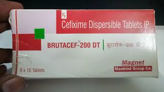 Brutacef 200 MG Tablet  Uses Dosage Side Effects Composition in hindi [upl. by Gordon]