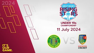 🔴 LIVE Guyana v Windward Islands  CWI Women’s Under 19 20over Championships 2024 [upl. by Relluf]