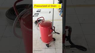 Pressurized oil Drain 👍  drain oildrain pressurized shorts ytshortsindia techtips071 [upl. by Yrtnahc]