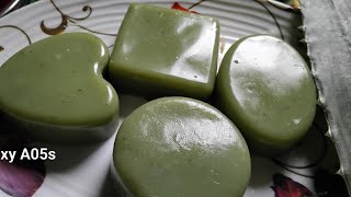 Homemade Aloe Vera soapWhitening Glowing Aloe Vera soap 🧼 [upl. by Cobb]