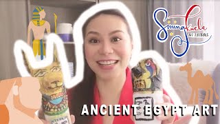 Ancient Egypt Art 101 Upcycling plastic bottles to make coin bank Canopic jars  Siningkwela [upl. by Tdnarb]