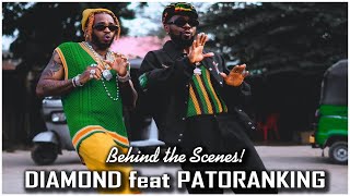 Patoranking  Kolo Kolo Feat Diamond Platnumz music Video  Behind the Scenes [upl. by Jollenta616]