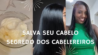 USE ANTES DE LAVAR O CABELO UM DOS MELHORES PRÉ POO SEGREDO DOS CABELEREIRO TRATAMENTO DE SALÃO [upl. by Aicella]