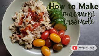 Traditional Finnish Beef Macaroni Casserole Makaronilaatikko  But better [upl. by Kamp]