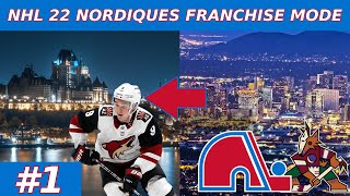 quotMOVING THE DESERT DOGSquot  1  NHL 22 Quebec Nordiques Franchise Mode [upl. by Dorcy]