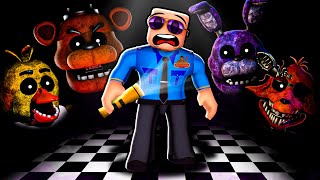 I worked 5 nights at Freddy Fazbears Pizza  Roblox [upl. by Kenn]