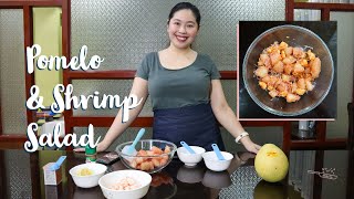 Pomelo and Shrimp Salad Recipe  KusinaMaria on DiyosaLife TV [upl. by Caniff]